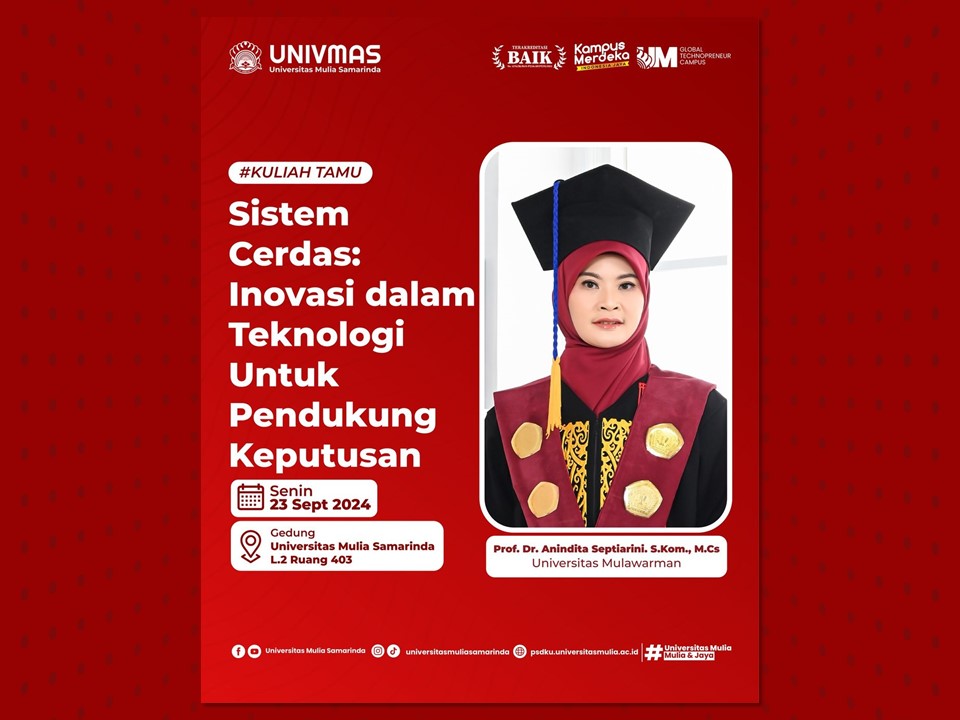 Course Image SIS - Kuliah Tamu: Sistem Cerdas (23 September 2024)